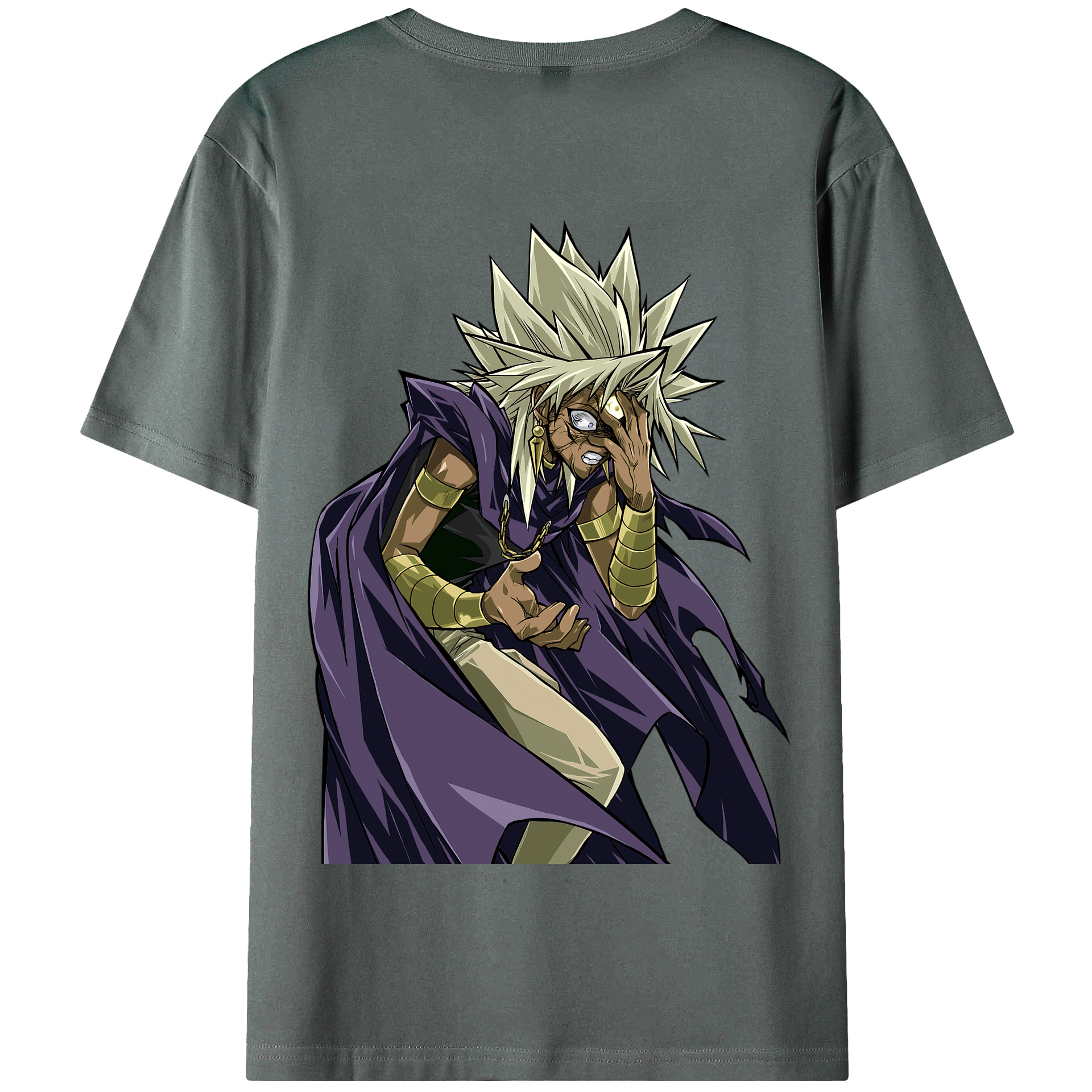 （画像用） 遊☆戯☆王 Yu-Gi-Oh! 綿100％半袖Tシャツ（背面プリント）